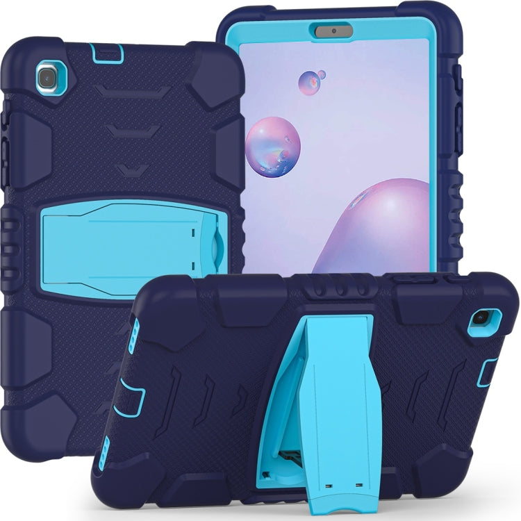 For Samsung Galaxy Tab A8.4 2020 T307 3-Layer Protection Screen Frame + PC + Silicone Shockproof Combination Case with Holder
