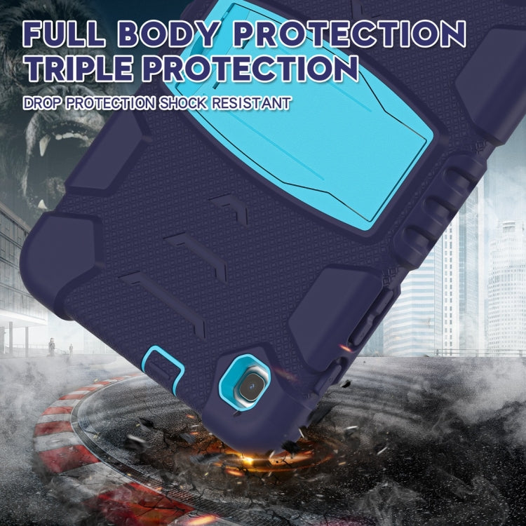 For Samsung Galaxy Tab A8.4 2020 T307 3-Layer Protection Screen Frame + PC + Silicone Shockproof Combination Case with Holder