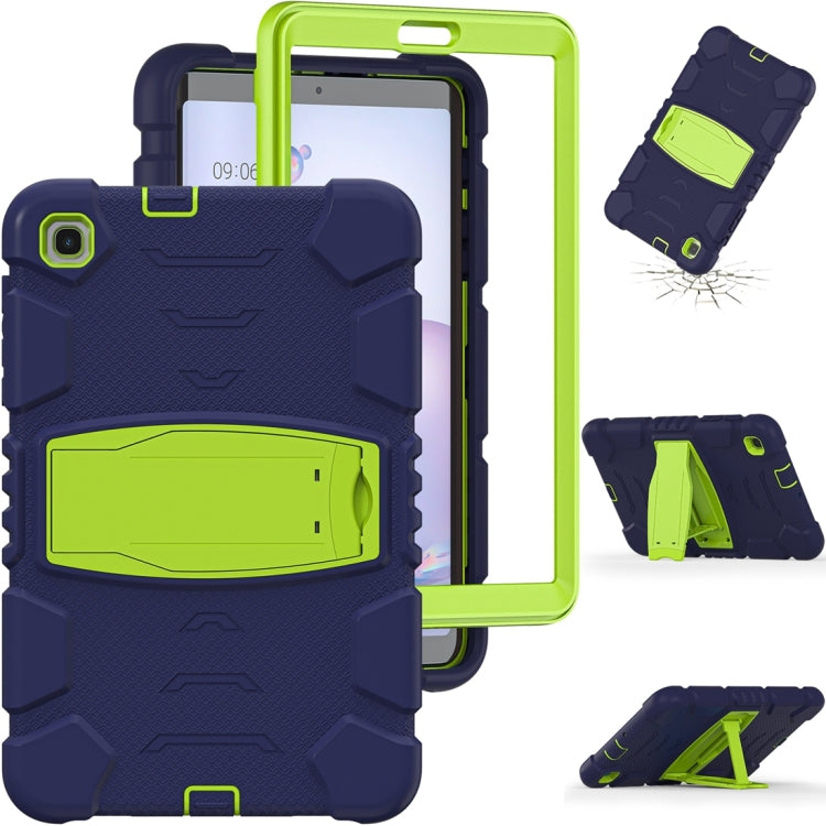 For Samsung Galaxy Tab A8.4 2020 T307 3-Layer Protection Screen Frame + PC + Silicone Shockproof Combination Case with Holder