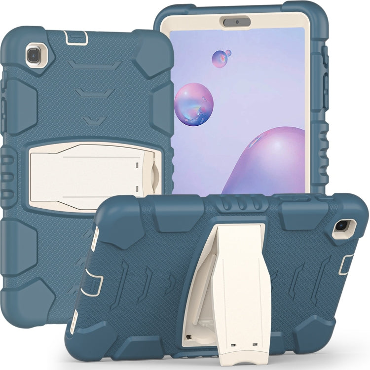 For Samsung Galaxy Tab A8.4 2020 T307 3-Layer Protection Screen Frame + PC + Silicone Shockproof Combination Case with Holder
