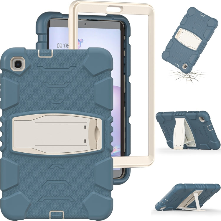 For Samsung Galaxy Tab A8.4 2020 T307 3-Layer Protection Screen Frame + PC + Silicone Shockproof Combination Case with Holder