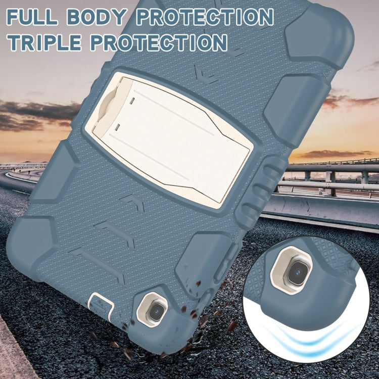 For Samsung Galaxy Tab A8.4 2020 T307 3-Layer Protection Screen Frame + PC + Silicone Shockproof Combination Case with Holder