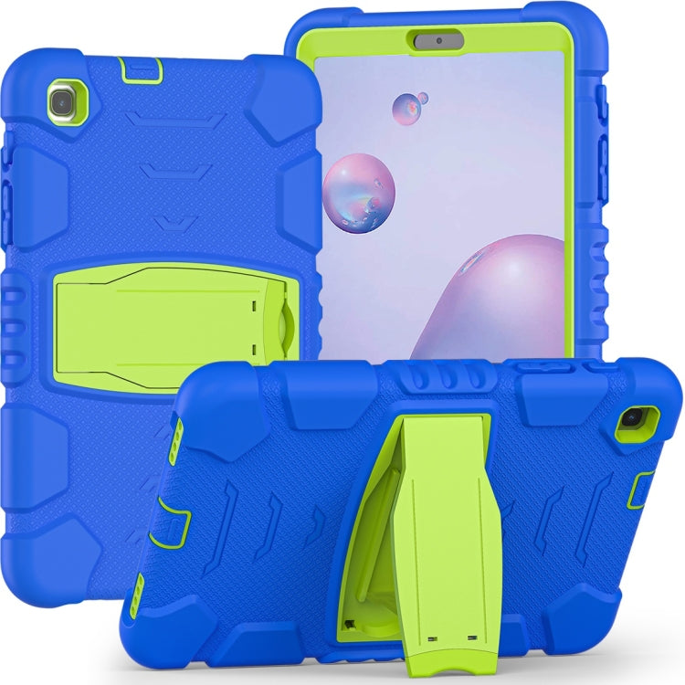 For Samsung Galaxy Tab A8.4 2020 T307 3-Layer Protection Screen Frame + PC + Silicone Shockproof Combination Case with Holder