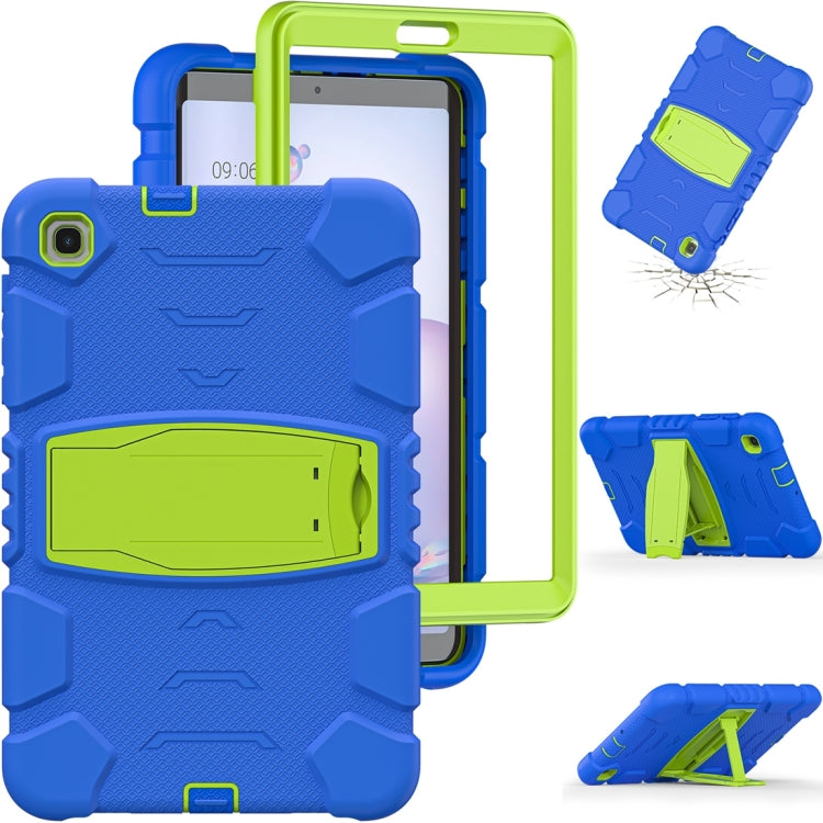 For Samsung Galaxy Tab A8.4 2020 T307 3-Layer Protection Screen Frame + PC + Silicone Shockproof Combination Case with Holder
