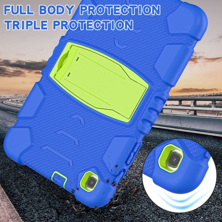 For Samsung Galaxy Tab A8.4 2020 T307 3-Layer Protection Screen Frame + PC + Silicone Shockproof Combination Case with Holder