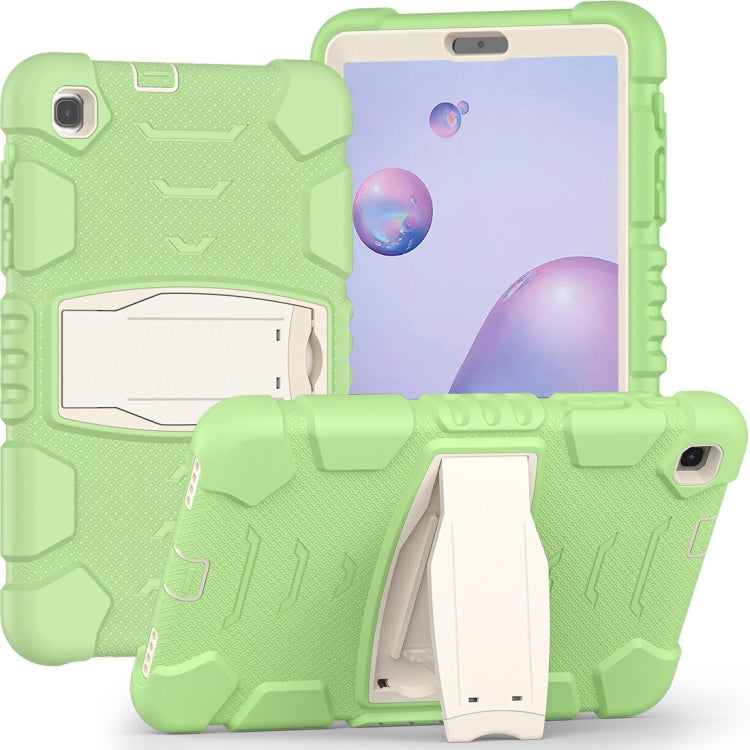 For Samsung Galaxy Tab A8.4 2020 T307 3-Layer Protection Screen Frame + PC + Silicone Shockproof Combination Case with Holder