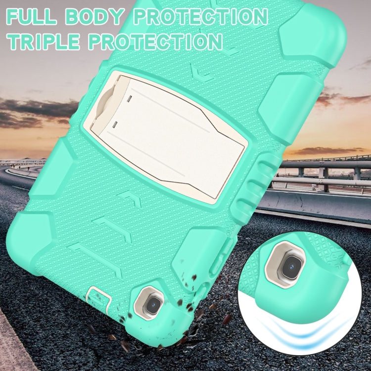 For Samsung Galaxy Tab A8.4 2020 T307 3-Layer Protection Screen Frame + PC + Silicone Shockproof Combination Case with Holder