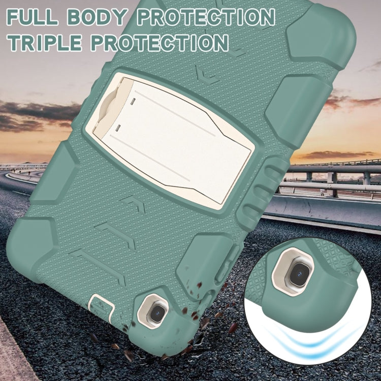 For Samsung Galaxy Tab A8.4 2020 T307 3-Layer Protection Screen Frame + PC + Silicone Shockproof Combination Case with Holder