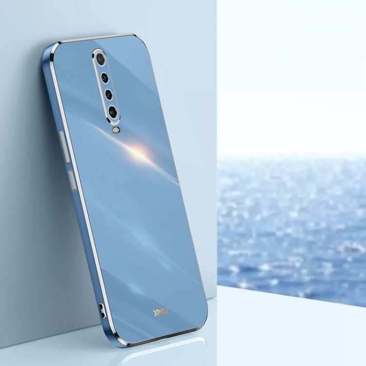 For Xiaomi Redmi K30 XINLI Straight 6D Plating Gold Edge TPU Shockproof Case