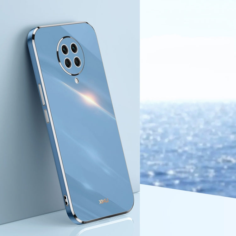 For Xiaomi Redmi K30 Pro XINLI Straight 6D Plating Gold Edge TPU Shockproof Case