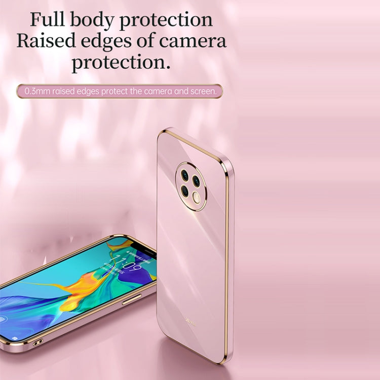 For Xiaomi Redmi Note 9 5G XINLI Straight 6D Plating Gold Edge TPU Shockproof Case
