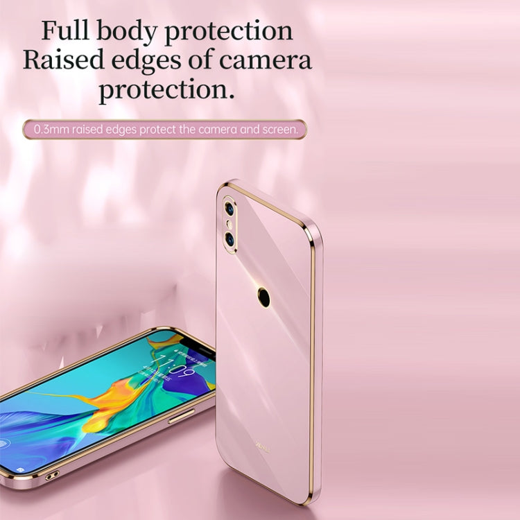 For Xiaomi Mi 8 XINLI Straight 6D Plating Gold Edge TPU Shockproof Case