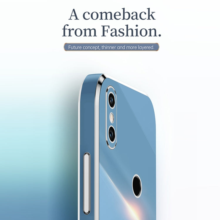 For Xiaomi Mi 8 XINLI Straight 6D Plating Gold Edge TPU Shockproof Case