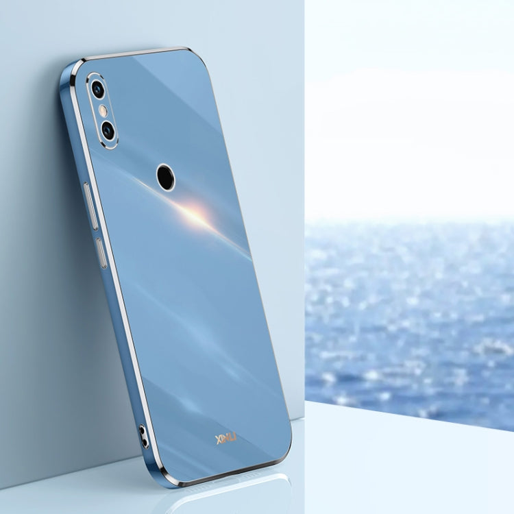 For Xiaomi Mi 8 XINLI Straight 6D Plating Gold Edge TPU Shockproof Case