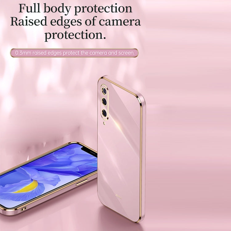 For Xiaomi Mi 9 XINLI Straight 6D Plating Gold Edge TPU Shockproof Case