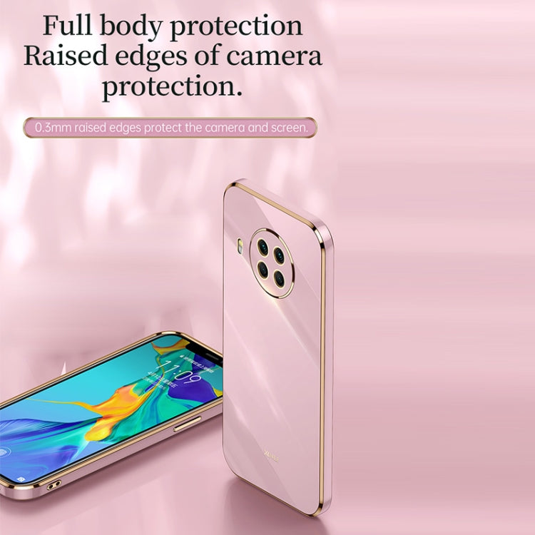 For Xiaomi Mi 10T Lite 5G XINLI Straight 6D Plating Gold Edge TPU Shockproof Case