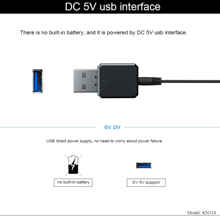 KN318 USB Bluetooth 5.1 Adapter Audio Receiver