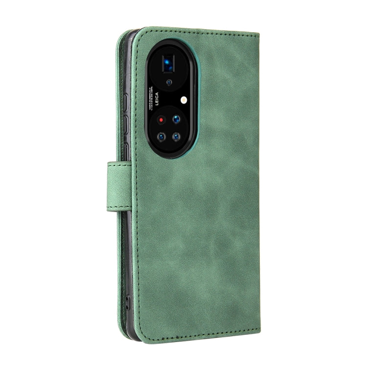 For Huawei P50 Solid Color Skin Feel Magnetic Buckle Horizontal Flip Calf Texture PU Leather Case with Holder & Card Slots & Wallet