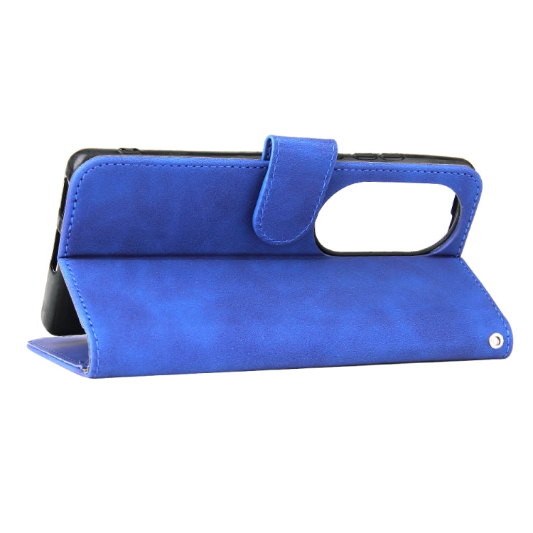 For Huawei P50 Solid Color Skin Feel Magnetic Buckle Horizontal Flip Calf Texture PU Leather Case with Holder & Card Slots & Wallet