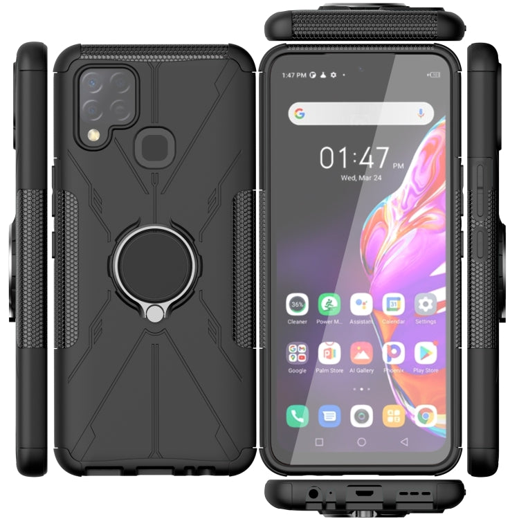 For Infinix Hot 10s Armor Bear Shockproof PC + TPU Protective Case with Ring Holder