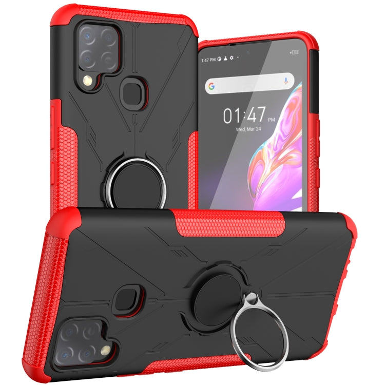 For Infinix Hot 10s Armor Bear Shockproof PC + TPU Protective Case with Ring Holder