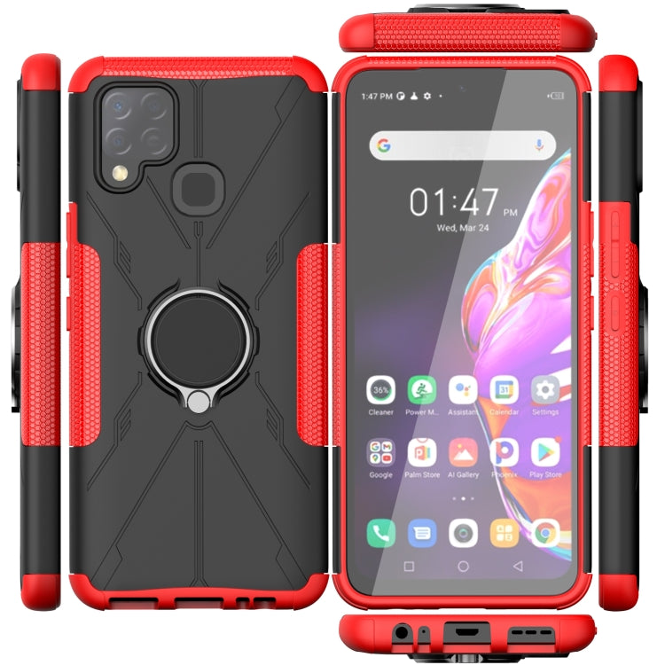 For Infinix Hot 10s Armor Bear Shockproof PC + TPU Protective Case with Ring Holder