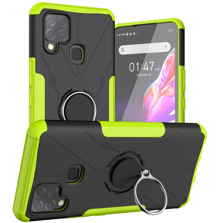 For Infinix Hot 10s Armor Bear Shockproof PC + TPU Protective Case with Ring Holder
