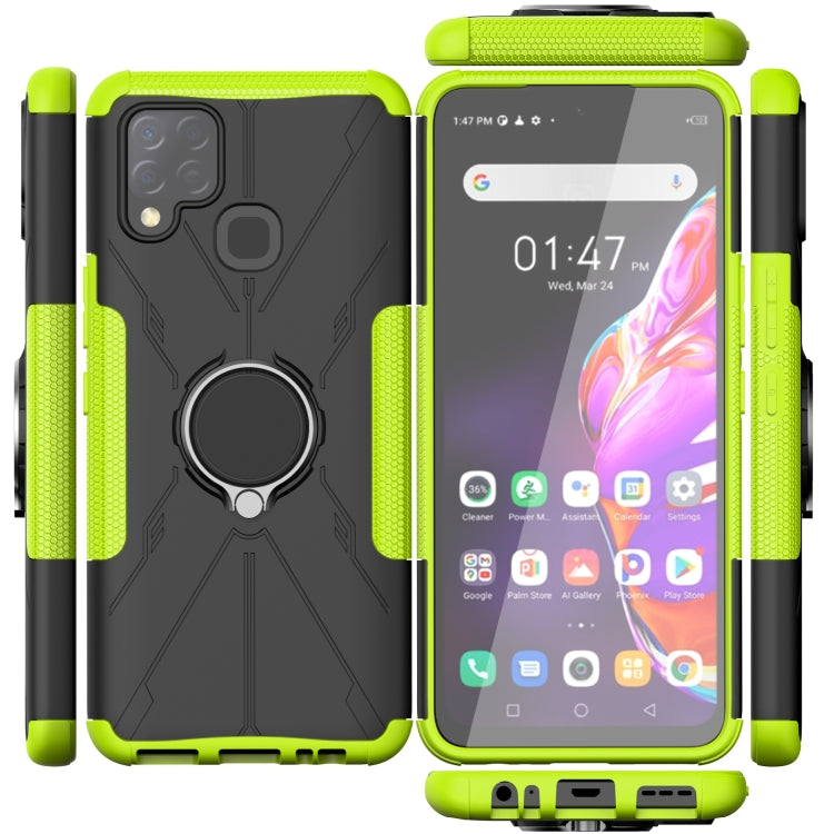 For Infinix Hot 10s Armor Bear Shockproof PC + TPU Protective Case with Ring Holder