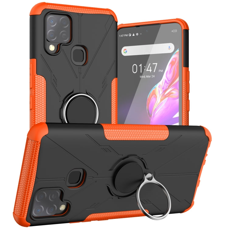 For Infinix Hot 10s Armor Bear Shockproof PC + TPU Protective Case with Ring Holder