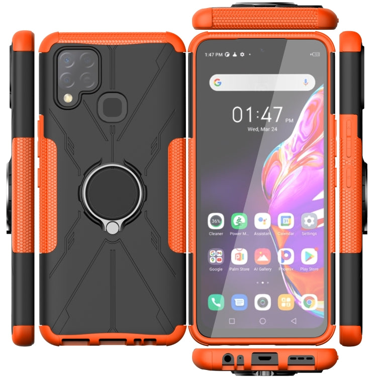 For Infinix Hot 10s Armor Bear Shockproof PC + TPU Protective Case with Ring Holder