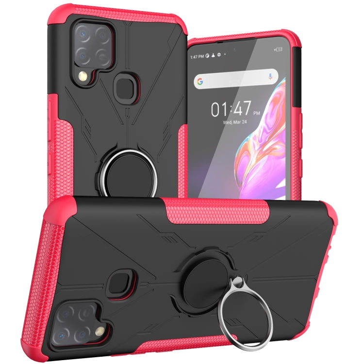 For Infinix Hot 10s Armor Bear Shockproof PC + TPU Protective Case with Ring Holder