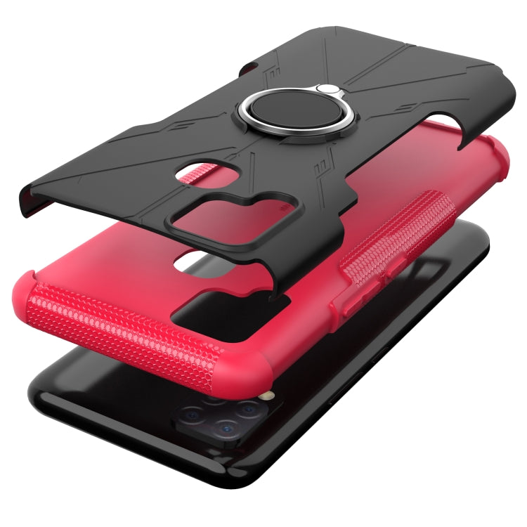 For Infinix Hot 10s Armor Bear Shockproof PC + TPU Protective Case with Ring Holder