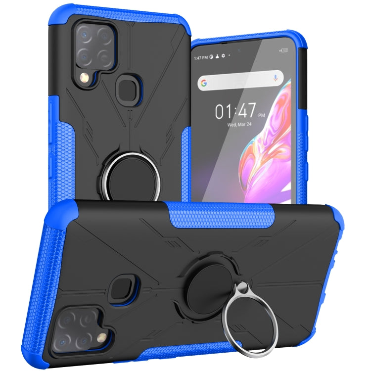 For Infinix Hot 10s Armor Bear Shockproof PC + TPU Protective Case with Ring Holder
