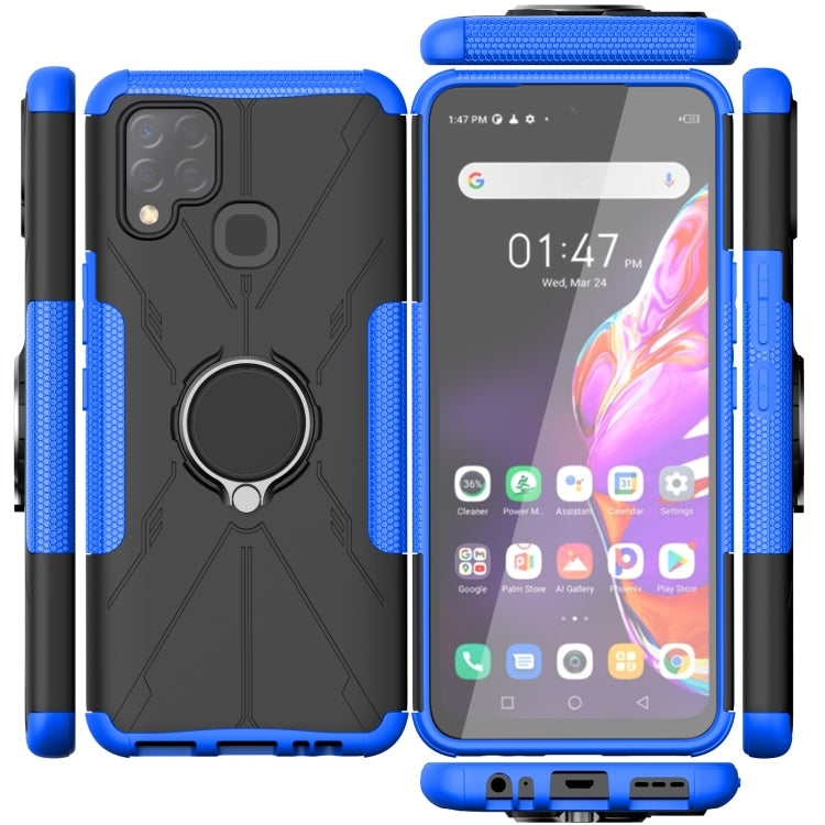 For Infinix Hot 10s Armor Bear Shockproof PC + TPU Protective Case with Ring Holder