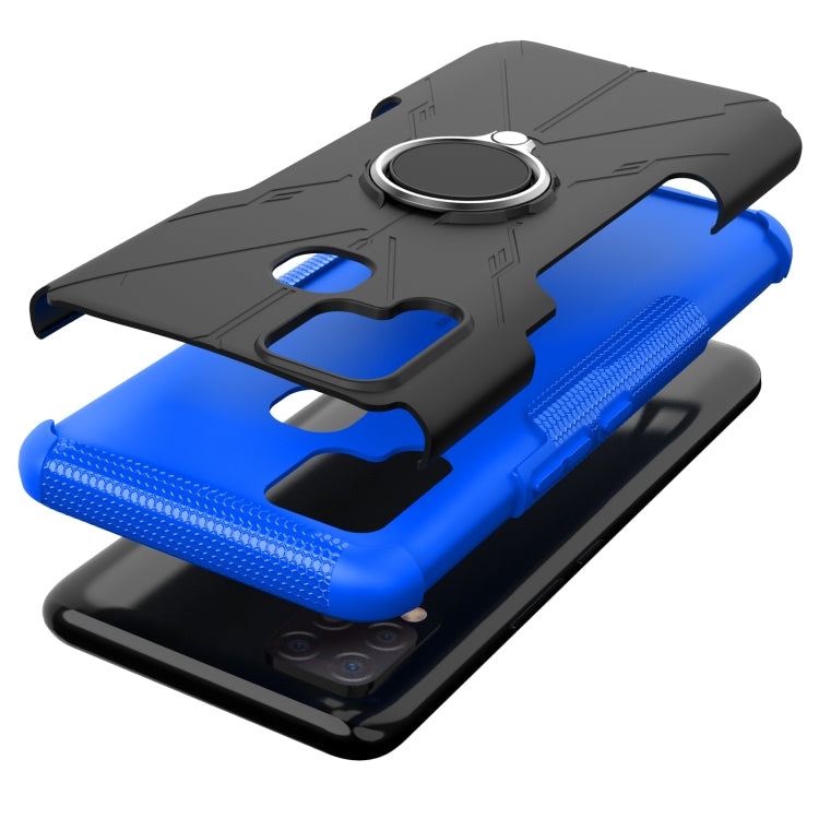 For Infinix Hot 10s Armor Bear Shockproof PC + TPU Protective Case with Ring Holder