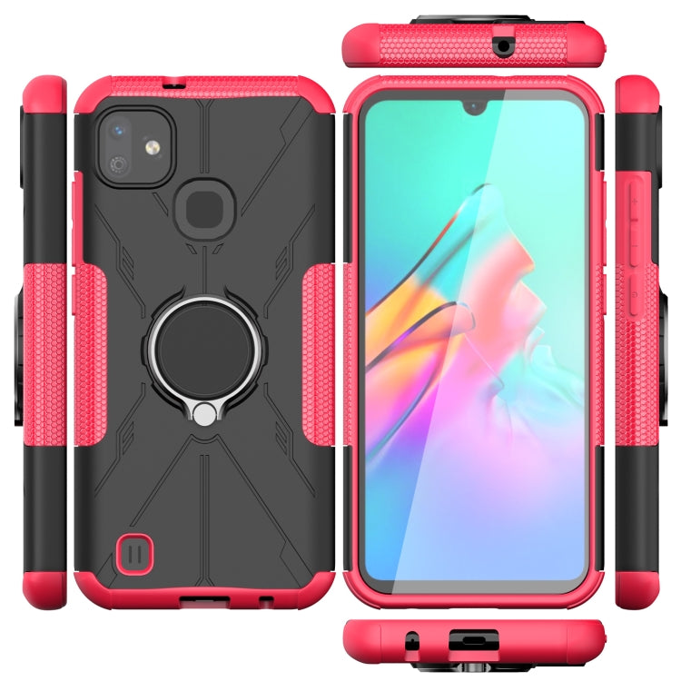 For Infinix Smart HD 2021 Armor Bear Shockproof PC + TPU Protective Case with Ring Holder