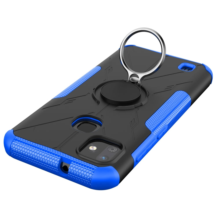 For Infinix Smart HD 2021 Armor Bear Shockproof PC + TPU Protective Case with Ring Holder