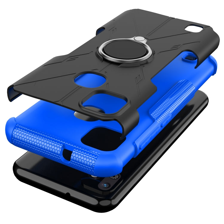 For Infinix Smart HD 2021 Armor Bear Shockproof PC + TPU Protective Case with Ring Holder