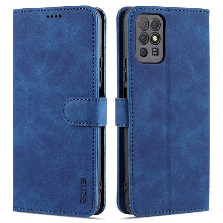 For Honor Play 5T Youth AZNS Skin Feel Calf Texture Horizontal Flip Leather Case with Card Slots & Holder & Wallet