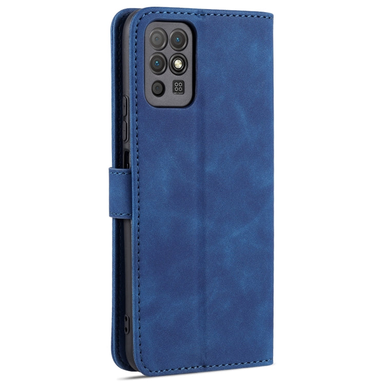 For Honor Play 5T Youth AZNS Skin Feel Calf Texture Horizontal Flip Leather Case with Card Slots & Holder & Wallet