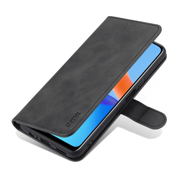 For Honor Play 5T Youth AZNS Skin Feel Calf Texture Horizontal Flip Leather Case with Card Slots & Holder & Wallet