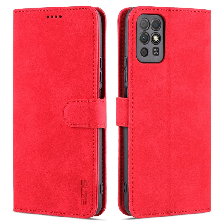 For Honor Play 5T Youth AZNS Skin Feel Calf Texture Horizontal Flip Leather Case with Card Slots & Holder & Wallet