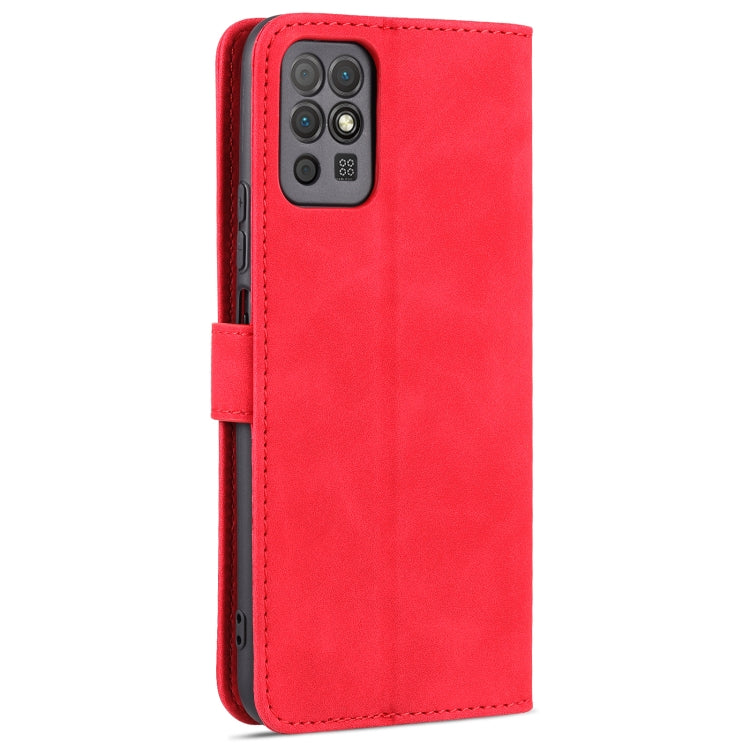 For Honor Play 5T Youth AZNS Skin Feel Calf Texture Horizontal Flip Leather Case with Card Slots & Holder & Wallet