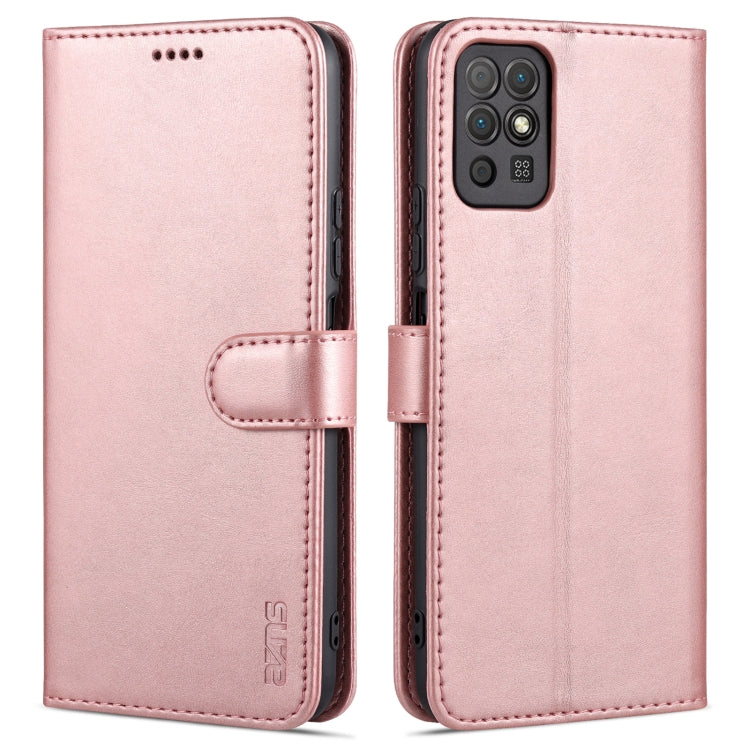 For Honor Play 5T Youth AZNS Skin Feel Calf Texture Horizontal Flip Leather Case with Card Slots & Holder & Wallet