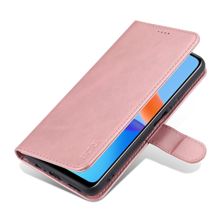 For Honor Play 5T Youth AZNS Skin Feel Calf Texture Horizontal Flip Leather Case with Card Slots & Holder & Wallet