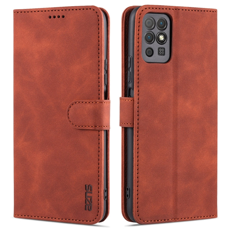 For Honor Play 5T Youth AZNS Skin Feel Calf Texture Horizontal Flip Leather Case with Card Slots & Holder & Wallet