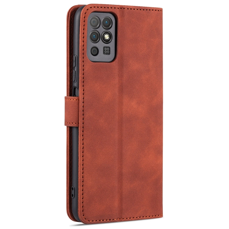 For Honor Play 5T Youth AZNS Skin Feel Calf Texture Horizontal Flip Leather Case with Card Slots & Holder & Wallet