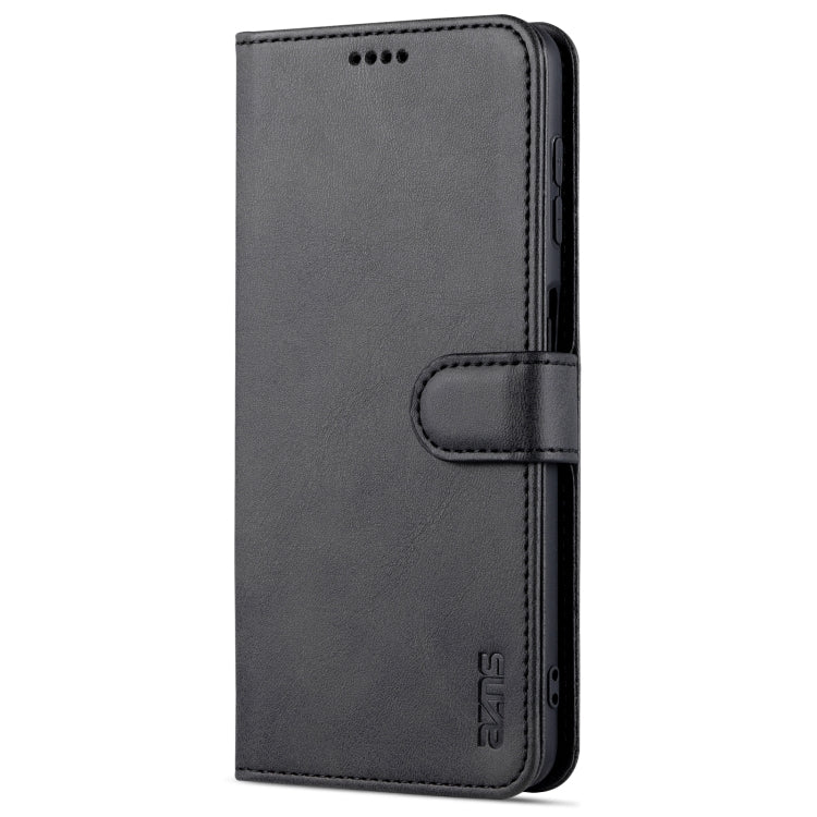 For Samsung Galaxy A22 4G AZNS Skin Feel Calf Texture Horizontal Flip Leather Case with Card Slots & Holder & Wallet