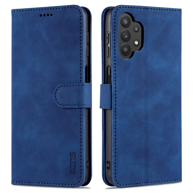 For Samsung Galaxy A32 5G AZNS Skin Feel Calf Texture Horizontal Flip Leather Case with Card Slots & Holder & Wallet
