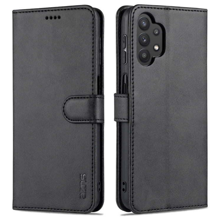 For Samsung Galaxy A32 5G AZNS Skin Feel Calf Texture Horizontal Flip Leather Case with Card Slots & Holder & Wallet